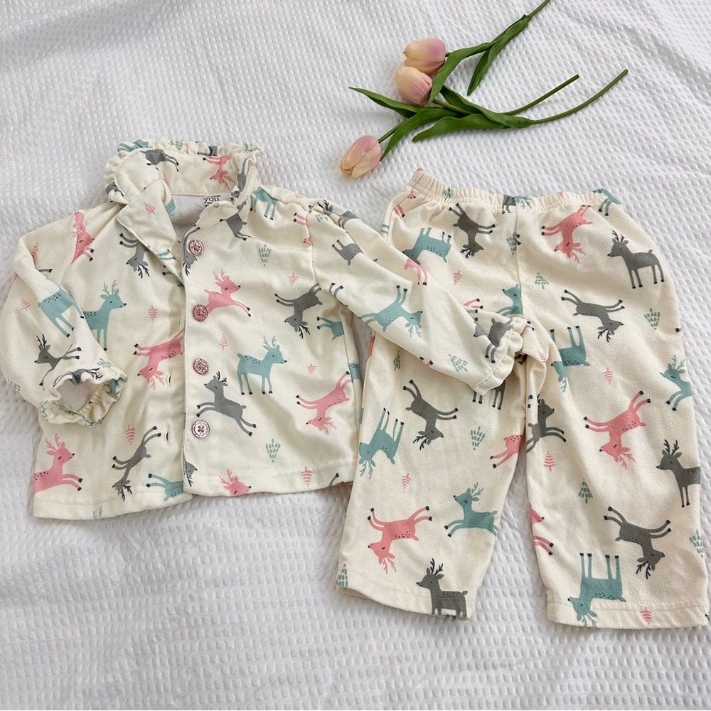 Baby girl Christmas pajamas - 18m
